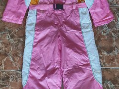 Vand costum de schi culoare roz sidefat