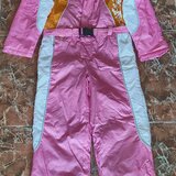 Vand costum de schi culoare roz sidefat